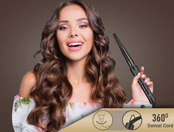Syska Hc650 Electric Hair Curler (Barrel Diameter: 25 Mm)