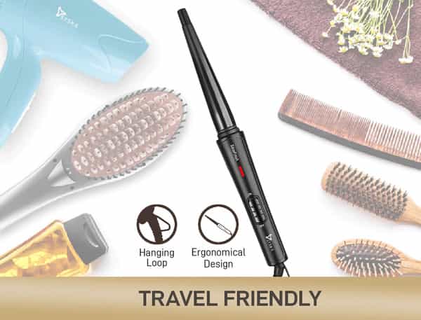 Syska Hc650 Electric Hair Curler (Barrel Diameter: 25 Mm)