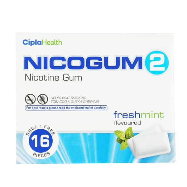 Nicogum 2Mg Freshmint Flavoured Sugar Free Nicotine Gum 16 No's