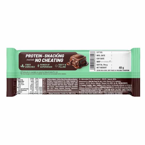 Ritebite Max Protein Millet Wafer Choco Temptation | Protein Bar | 10G Protein | No Maida | 40G