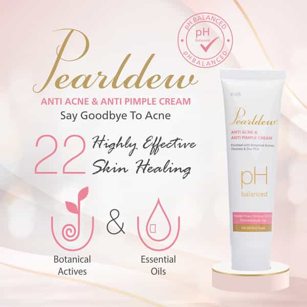 Pearldew Antiacne & Antipimple Cream 25 Gm | Herbs & Zinc Pca | Salicylic Acid (Pack Of 6)