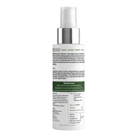 Ktein Natural 100% Plant Based Gentle Scalp Dandruff Spray (100Ml)