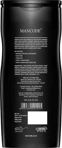 Mancode Shea Butter Body Wash | 450Ml