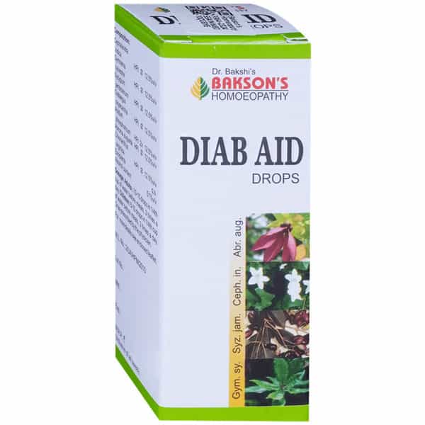 Dr Bakshi's Bakson Homoeopathy Diab Aid Drops 30 Ml