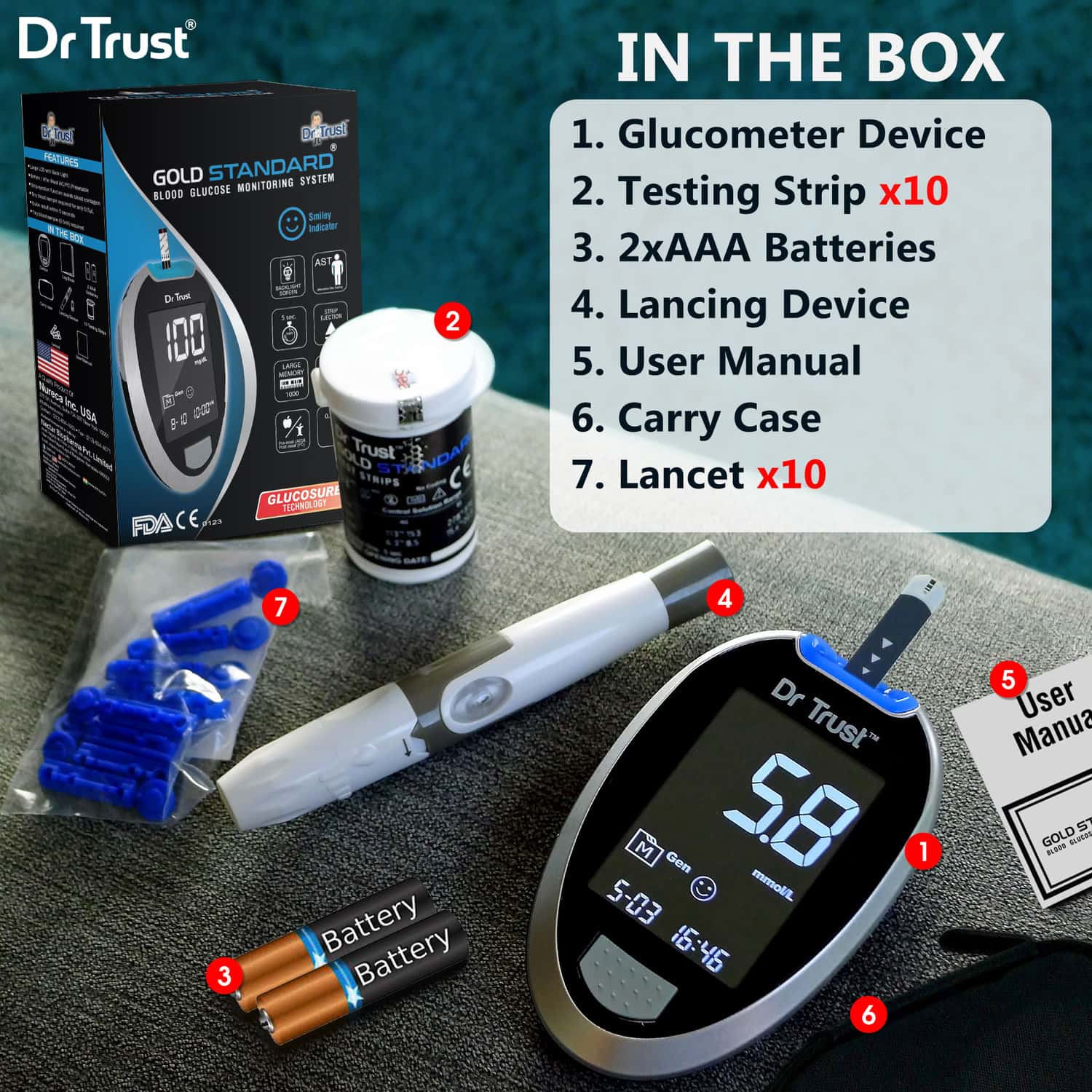 Buy Dr Trust Fully Automatic (With 10 Strips) Online at Flat