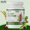 Inlife Plant Protein Powder - Pea | Quinoa & Brown Rice - 25G Protein (Chocolate | 1Kg)