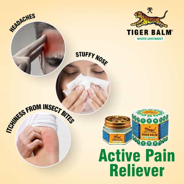 Tiger Balm White Pain Relief Ointment | 9Ml (Set Of 2)