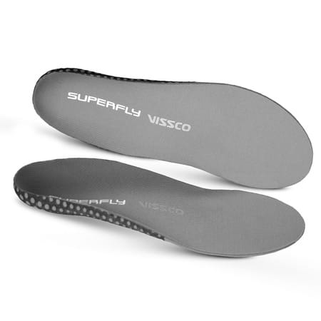 Vissco Superfly Insoles-Provides Foot Support For Relieving Foot Pain Shock Absorber -Medium(Grey)