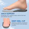 Vissco Superfly Insoles-Provides Foot Support For Relieving Foot Pain Shock Absorber -Medium(Grey)