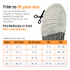 Vissco Superfly Insoles-Provides Foot Support For Relieving Foot Pain Shock Absorber -Medium(Grey)