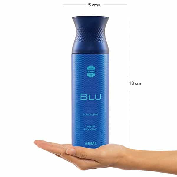 Ajmal Aurum Eau De Parfum 75Ml Perfume For Women And Blu Homme Deodorant 200Ml For Men