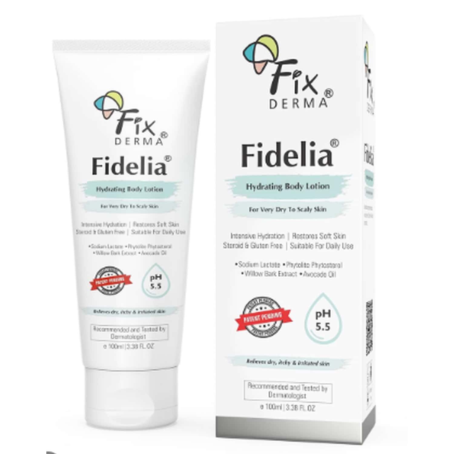 Fixderma Fidelia Hydrating Body Lotion With Avocado Oil - 100ml