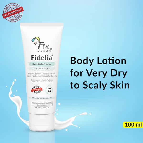 Fixderma Fidelia Hydrating Body Lotion With Avocado Oil - 100Ml