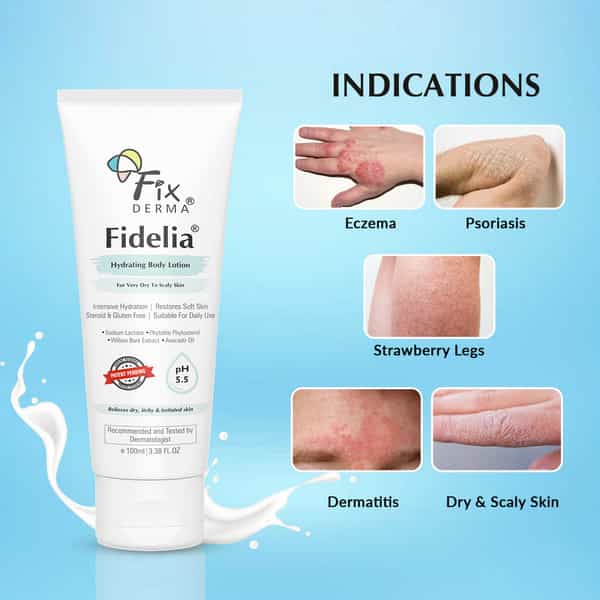 Fixderma Fidelia Hydrating Body Lotion With Avocado Oil - 100Ml