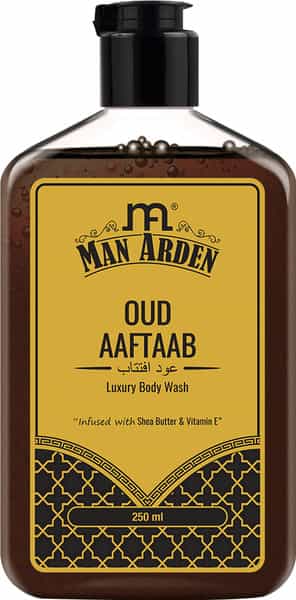 Man Arden Oud Aaftaab Luxury Body Wash Infused With Shea Butter & Vitamin E 250Ml