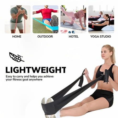 Healthtrek Loop Resistance Band Physiotherapy (Heavy | 0.5 Mm)