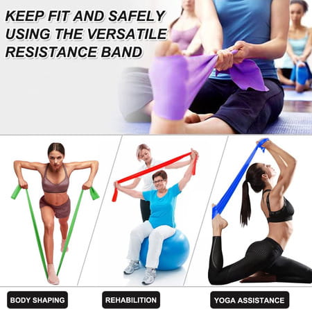 Healthtrek Loop Resistance Band Physiotherapy (Heavy | 0.5 Mm)