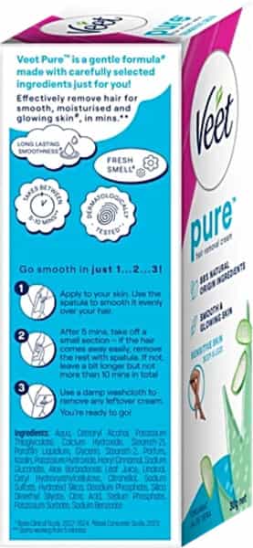 Veet Pure Sensitive Hair Removal Cream 30 G