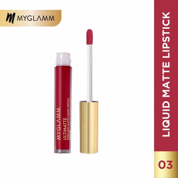 Myglamm Ultimatte Long Stay Matte Liquid Lipstick-Cherry Hottie