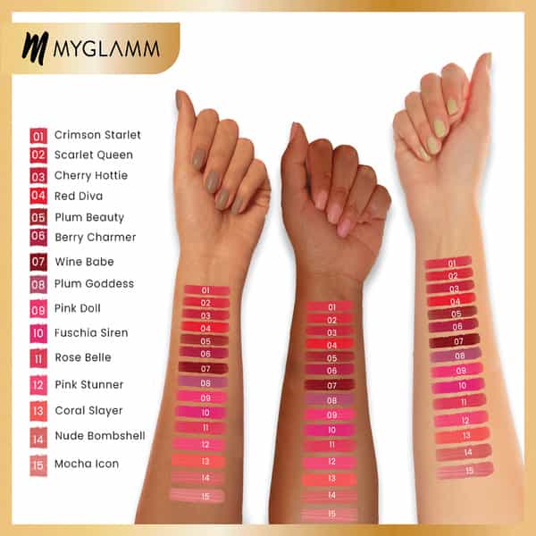 Myglamm Ultimatte Long Stay Matte Liquid Lipstick-Cherry Hottie
