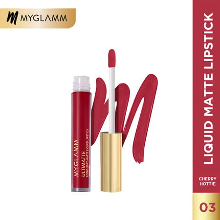 Myglamm Ultimatte Long Stay Matte Liquid Lipstick-Cherry Hottie