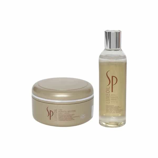Wella Professionals Sp Luxe Oil Keratin Protect Shampoo - 200Ml & Oil Keratin Restore Mask - 150Ml