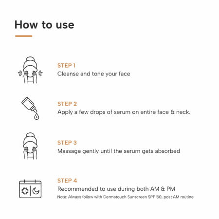 Dermatouch Bye Bye Pigmentation Serum | For Pigmentation & Dark Spots | For All Skin Types | 18ml