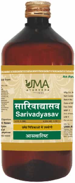 Uma Ayurveda Sarivadyasava Ayurvedic Syrup 450 Ml