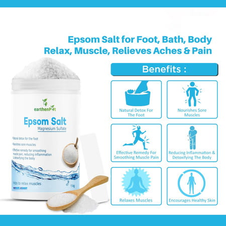 West-Coast Earthen Pot Epsom Salt For Relaxation (Pack Of 1)