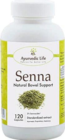 Way2herbal Ayurvedic Life Senna Capsules 450mg Capsules Natural 120 Count