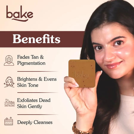 Bake De-Tan Anti-Pigmentation Soap For Tan Removal & Pigmentation (Pack Of 2)