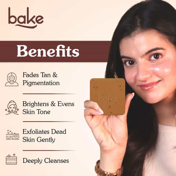 Bake De-Tan Anti-Pigmentation Soap For Tan Removal & Pigmentation (Pack Of 2)