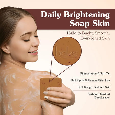 Bake De-Tan Anti-Pigmentation Soap For Tan Removal & Pigmentation (Pack Of 2)
