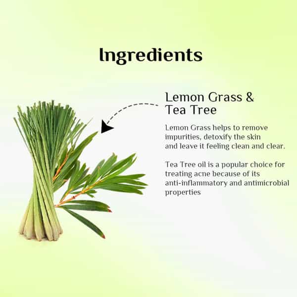 Lemon Grass & Tea Tree Face Wash 100 G Pack Of 2