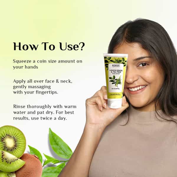 Lemon Grass & Tea Tree Face Wash 100 G Pack Of 2