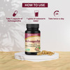 Jagat Pharma Ashwagandha Capsule | Helps Relieve Stress And Anxiety 60 Veg Caps Pack- 2