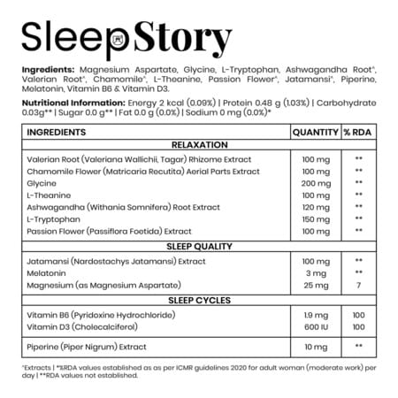 Purezen Sleepstory | Plant-Based Sleep Support Supplement | Relaxation & Restful Sleep - 60 Capsules