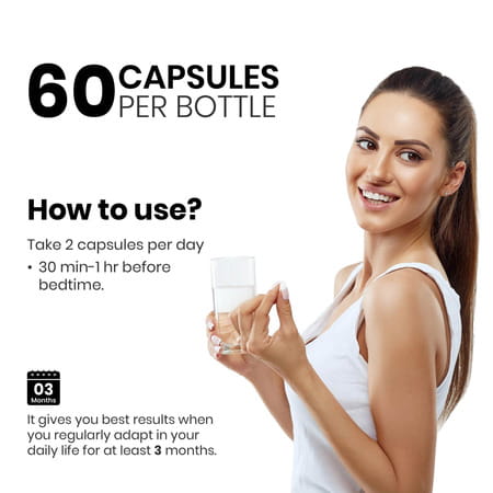 Purezen Sleepstory | Plant-Based Sleep Support Supplement | Relaxation & Restful Sleep - 60 Capsules