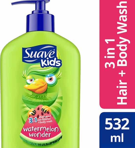 Suave Kids Shampoo 3 In 1 Melon - 532Ml