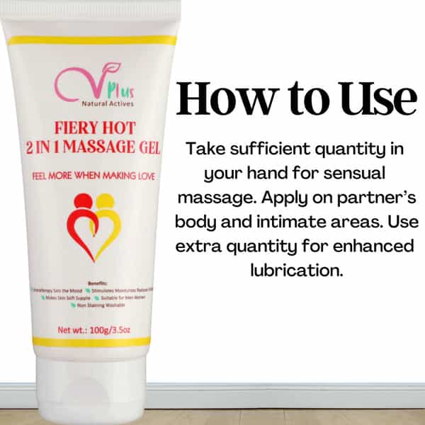 Vigini Vaginal V Intimate Whitening Feminine Hygiene Wash Hot 2In1 Sensual Lubricant Lube Gel 200Ml