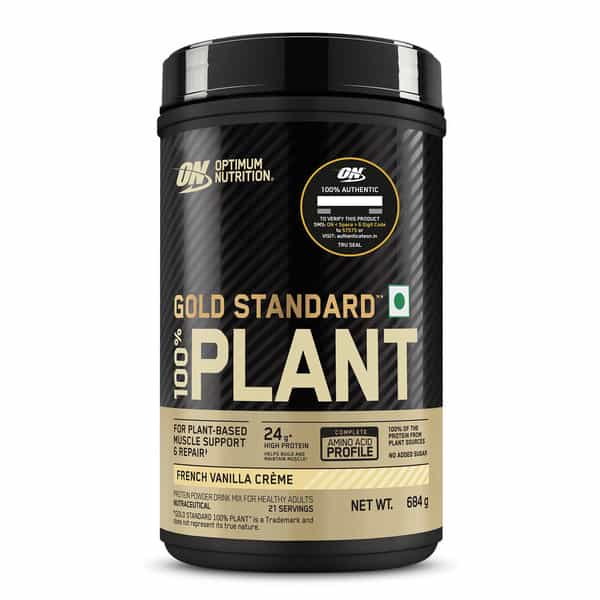 Optimum Nutrition (On) Gold Standard 100% Plant Protein French Vanilla Creme 684G ( 21-Servings)