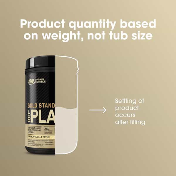 Optimum Nutrition (On) Gold Standard 100% Plant Protein French Vanilla Creme 684G ( 21-Servings)