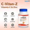 Healthvit C-Vitan-Z Vitamin C 500Mg And Zinc 60 Chewable Tablets (Pack Of 2)