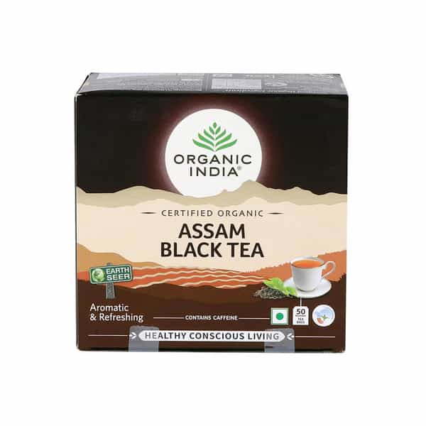Organic India Assam Black Tea | 50 Tea Bags