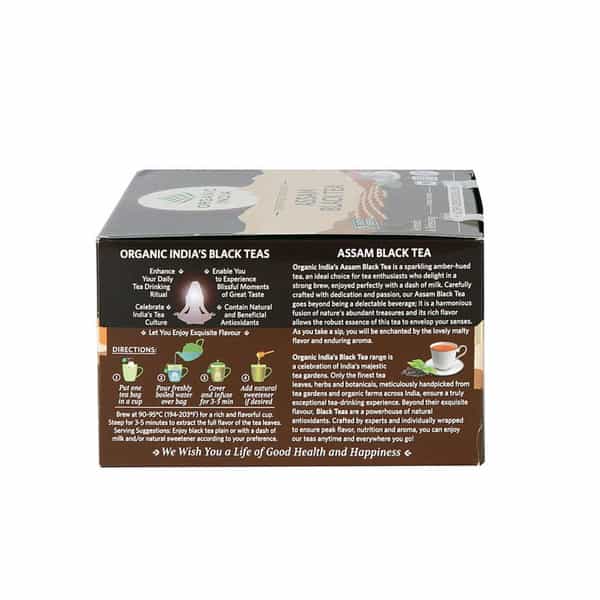 Organic India Assam Black Tea | 50 Tea Bags