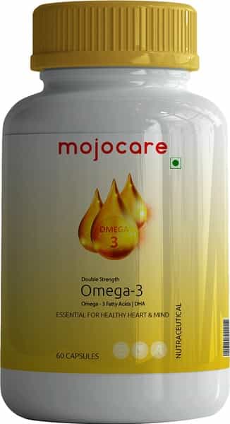 Mojocare Double Strength Omega3 For Eyes Brain And Heart Health 60 Tabs Pack Of 1