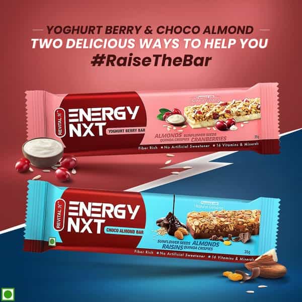 Revital H Energy Nxt Yoghurt Berry Bar - 210G 6 X 35G