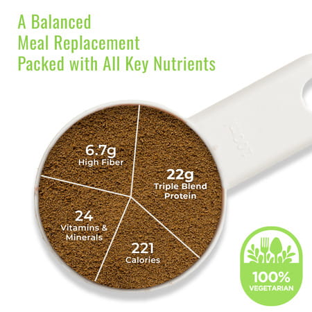 Incredio By Hk Vitals Slim Shake For Weight Management | 22g Triple Blend Protein (Chocolate | 480g)