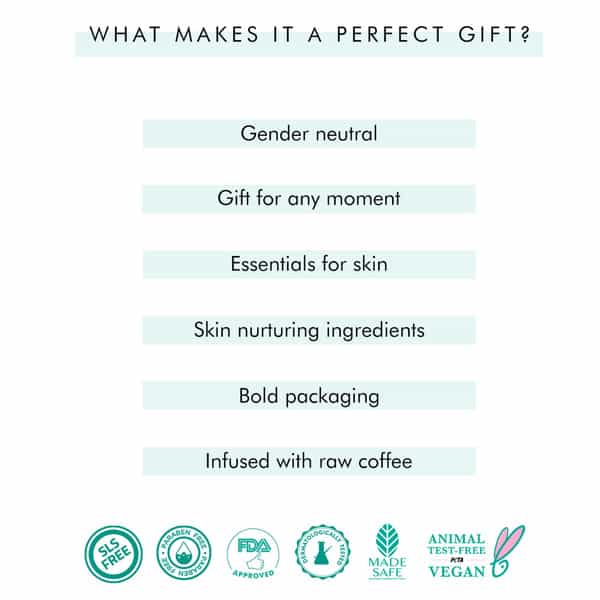 Mcaffeine Coffee Look Gift Kit (370 Gm)