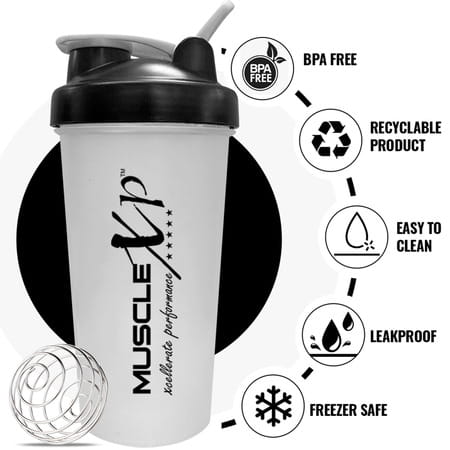 Musclexp Beginner's Protein With Digestive Enzymes Double Chocolate 1Kg (2.2Lb) + Shaker